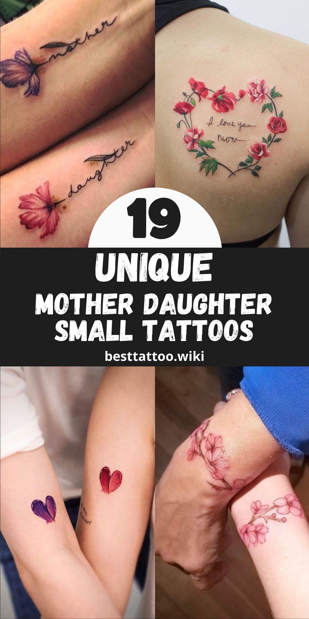 50 Delicate And Small Mother Daughter Tattoo Ideas To Celebrate Your