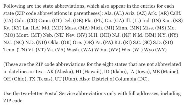APA Style State Abbreviations: Quick Guide