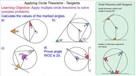 Circle Theorems Mr Mathematics Com Circle Theorems Mr Mathematics Com