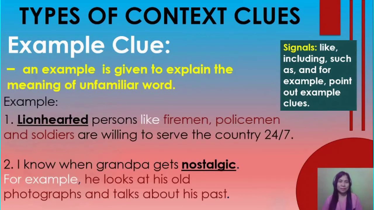 5 Types of Context Clues: Examples Included  
Mastering Context Clues: Types and Examples Explained  
Context Clues Simplified: Types and Real-Life Examples