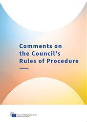 Council S Rules Of Procedure And Comments On Council S Rules Of Council S Rules Of Procedure And Comments On Council S Rules Of