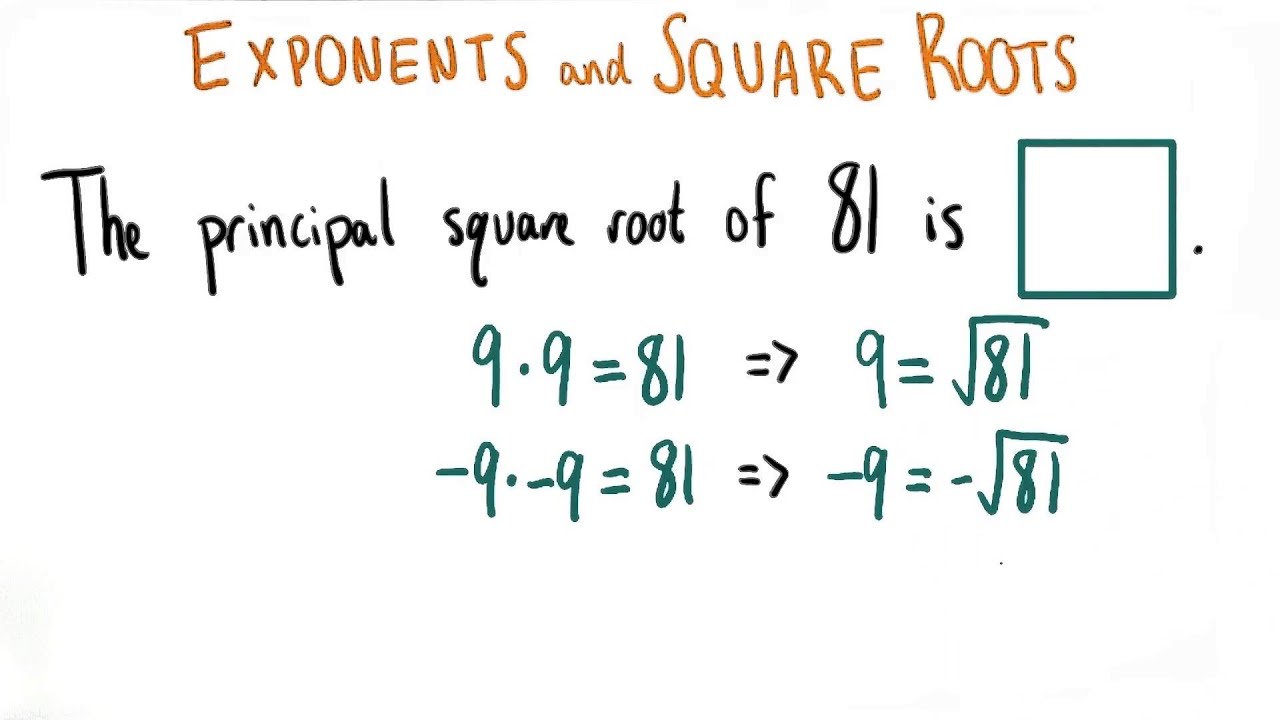 What is the Principal Square Root?