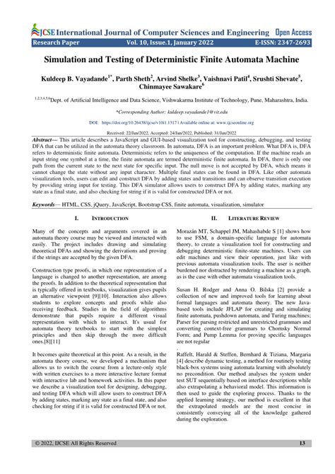 Exploring Deterministic Finite Automata: Key Papers