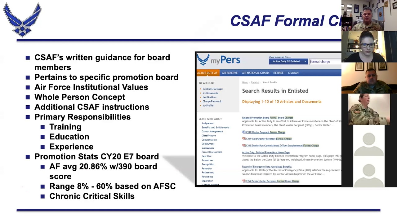 Enlisted Promotion Board Process With Cmsgt Noah Vaughan Youtube Enlisted Promotion Board Process With Cmsgt Noah Vaughan Youtube