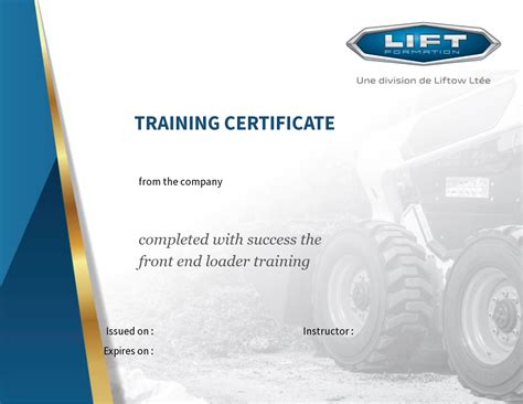 Front End Loader Operator Training Lift Formation Une Division De Front End Loader Operator Training Lift Formation Une Division De