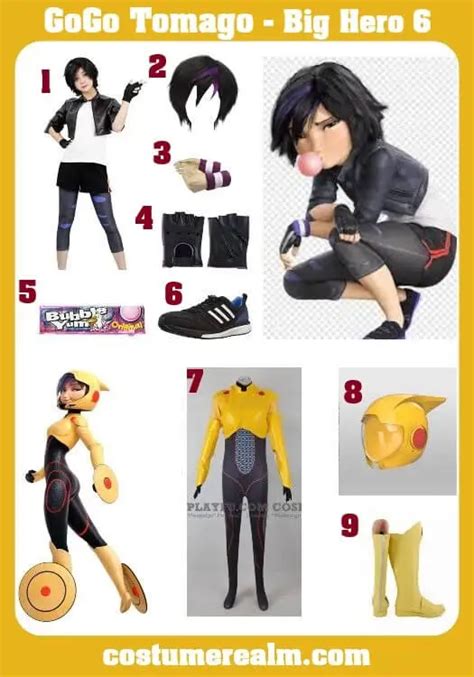 Go Go Tomago Big Hero 6 Costume For Halloween Go Go Tomago Big Hero 6 Costume For Halloween