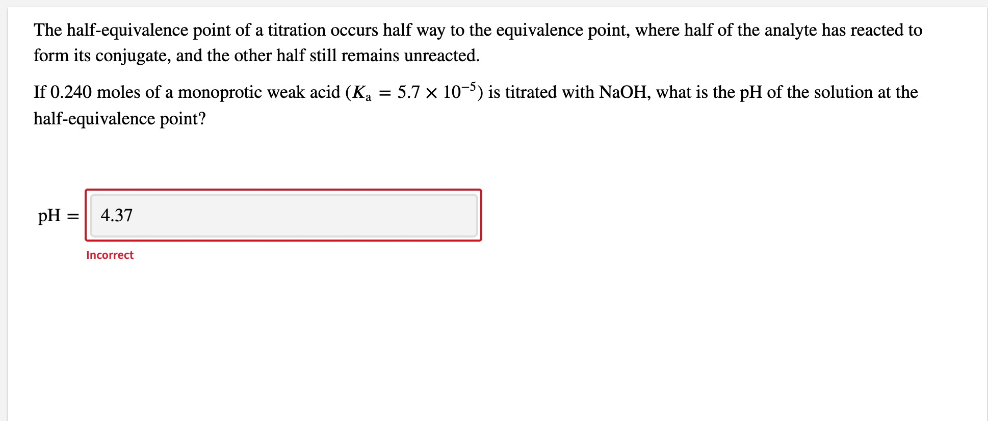 Understanding the Half Equivalence Point in Acid-Base Titrations Understanding the Half Equivalence Point in Acid-Base Titrations
