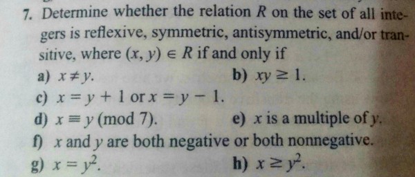 How Do You Determine If A Relation Is Reflexive Symmetric Or Transitive How Do You Determine If A Relation Is Reflexive Symmetric Or Transitive