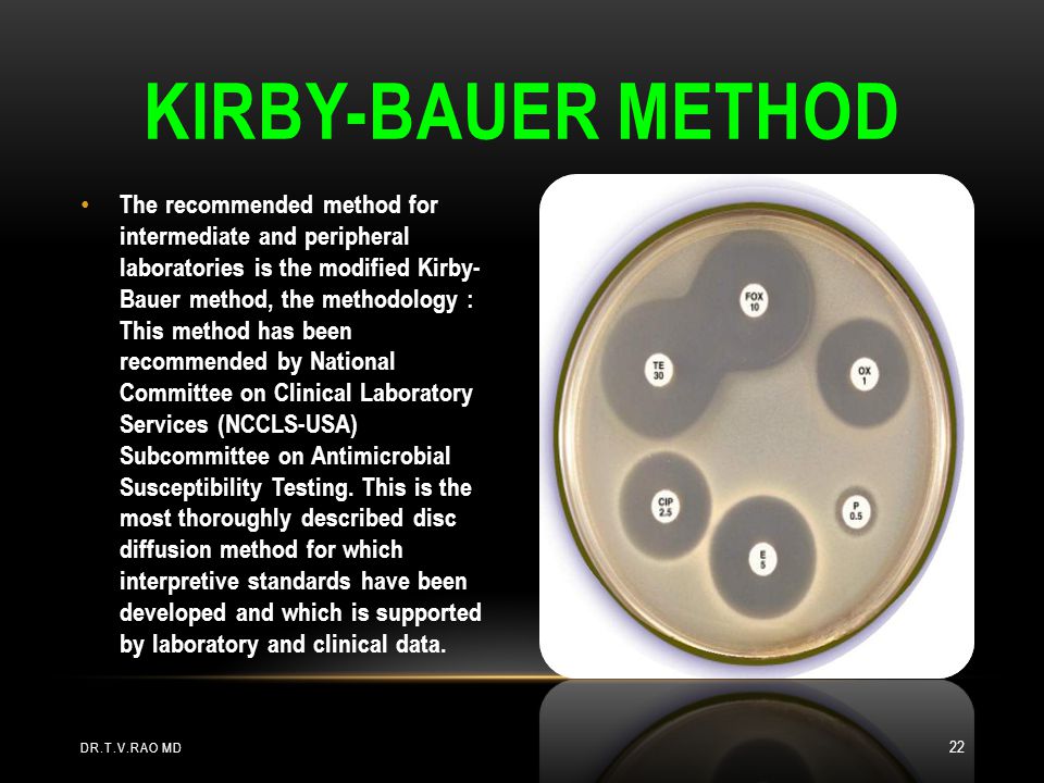 Kirby Bauer Method Of Antibiotic Testing Kirby Bauer Method Of Antibiotic Testing