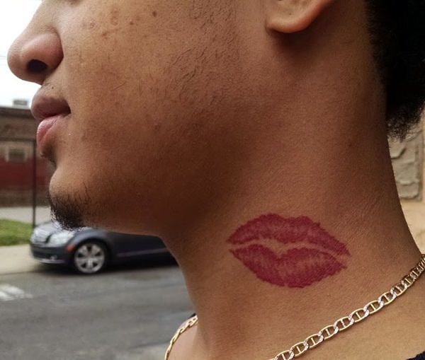 Lips Tattoo on Neck: Symbolism and Meaning Explained