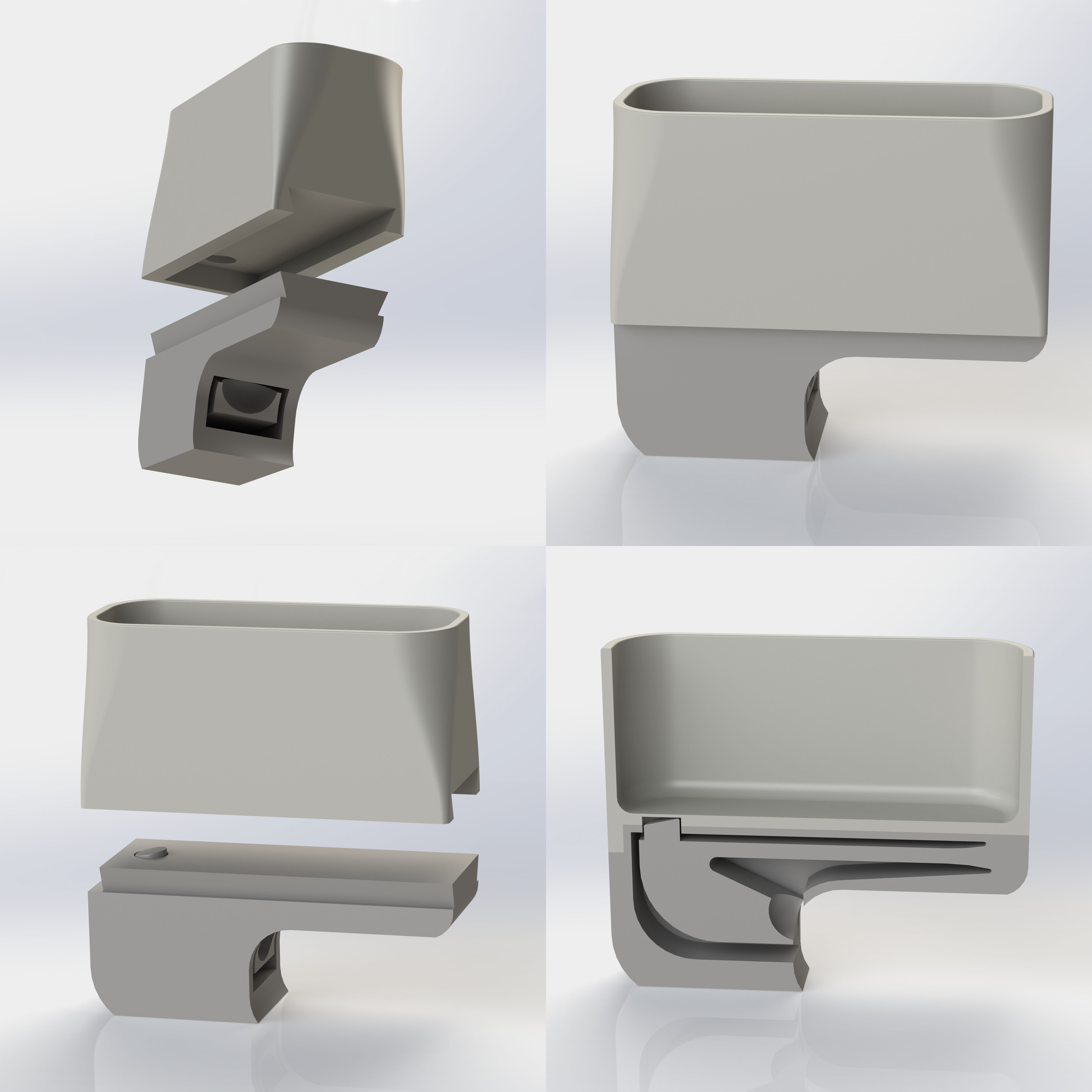 Locking Mechanism Design For Consumer Product Freelance 3D Modeling Locking Mechanism Design For Consumer Product Freelance 3D Modeling