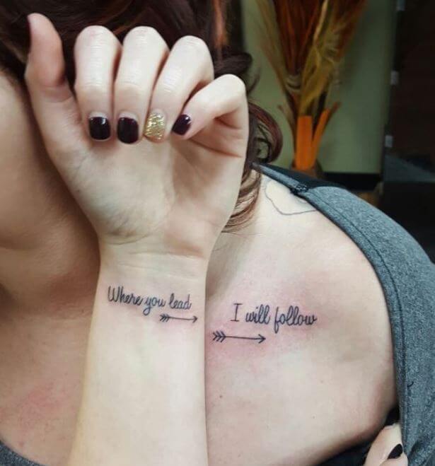Matching Mom & Daughter Tattoos: Small & Meaningful Ideas