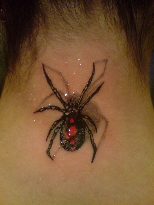 Neck Spider Tattoo Ideas: Bold & Striking Designs