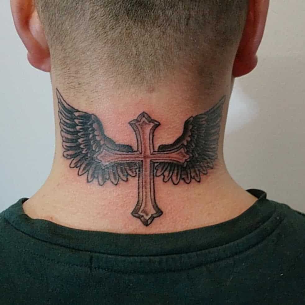 Bold Cross Neck Tattoos for Men: Ultimate Guide