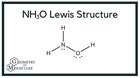 NH3O Lewis Structure: A Step-by-Step Guide