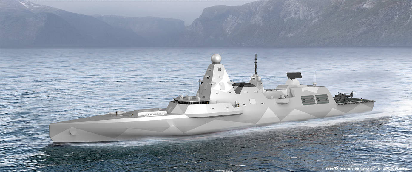 Royal Navy Type 83 Destroyer Concept Image 4 By Scifi Shipyards On Royal Navy Type 83 Destroyer Concept Image 4 By Scifi Shipyards On