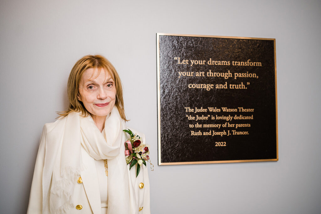 Unveiling Of Judee Wales Watson Theater Feted With Pomp And Unveiling Of Judee Wales Watson Theater Feted With Pomp And